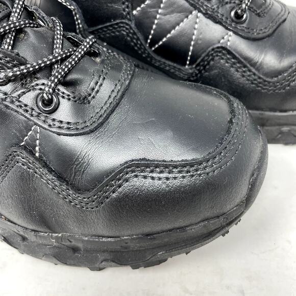 ACE Black Piston Mid Work Boots M 4.5/W 6 Shoes for Crews Slip Resistant - Picture 5 of 11